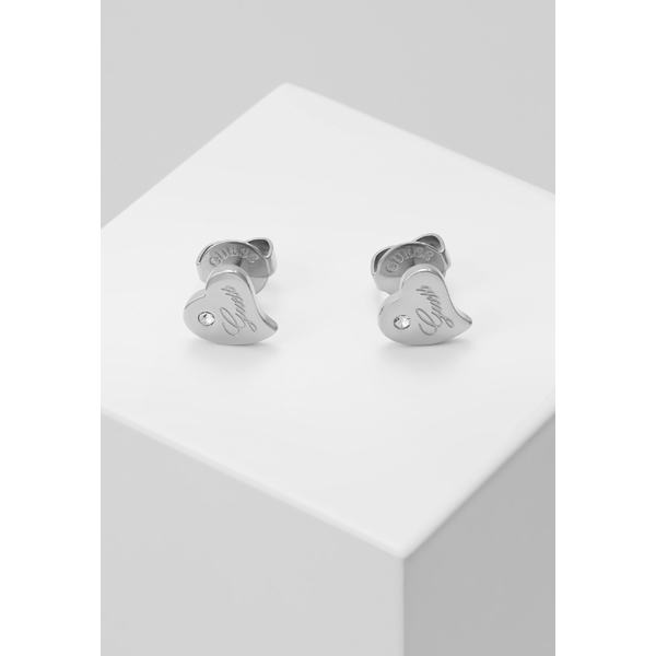 ブランドおしゃれ ゲス レディース ピアス イヤリング アクセサリー Queen Of Heart Earrings Silver Coloured Silver Coloured 代引き手数料無料 Galactichallenge Com