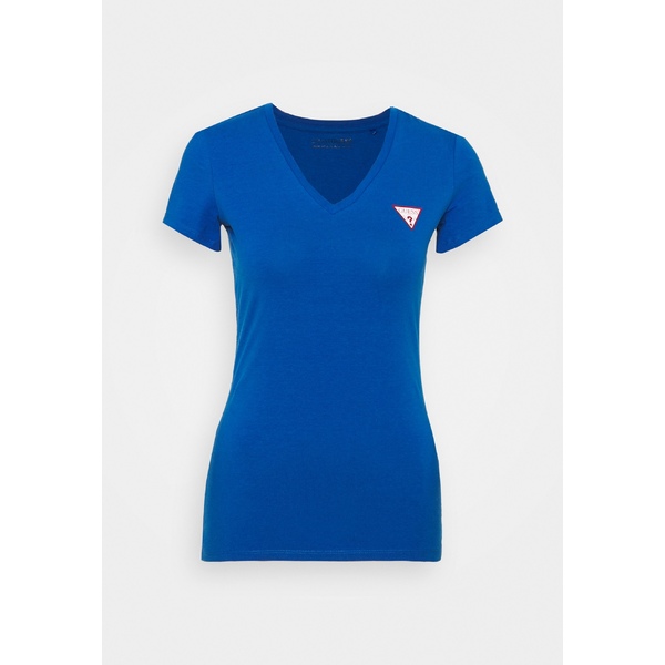 サイズ ゲス TRIANGLE - Print T-shirt - thai sapphire thai sapphireの通販はau PAY マーケット - asty|商品ロットナンバー:496289642 レディース Tシャツ トップス MINI ✑ください