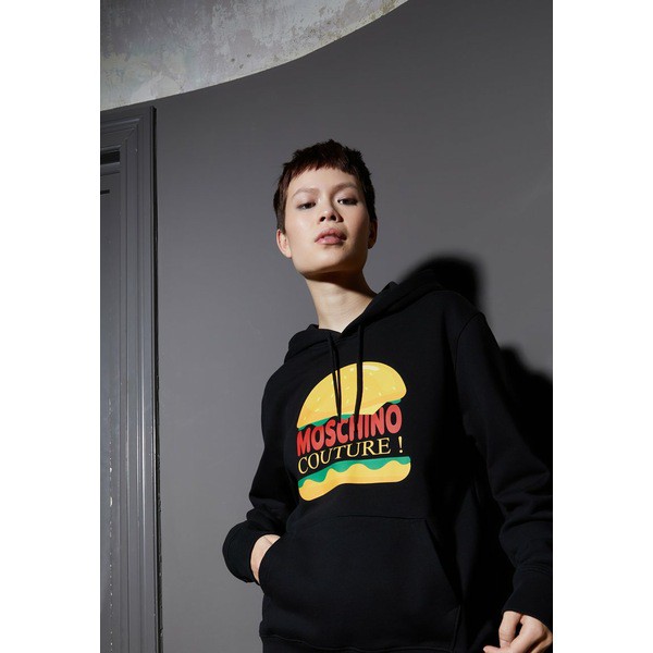 モスキーノ レディース パーカー・スウェットシャツ アウター DINER GROUP - Sweatshirt - black black