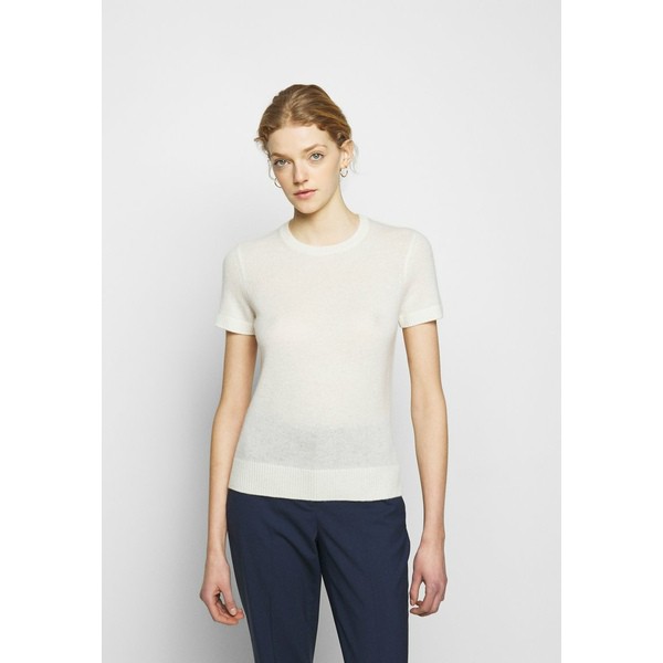 セオリー レディース Tシャツ トップス BASIC TEE FEATHER - Basic T-shirt - ivory ivory