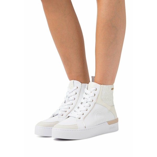 リュージョー レディース スニーカー シューズ SILVIA - High-top trainers - white white