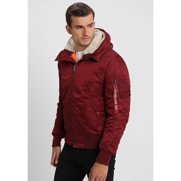 アルファインダストリーズ メンズ コート アウター HOODED STANDART FIT - Light jacket - burgundy burgundy