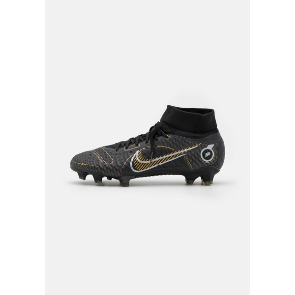 ナイキ レディース ブーツ＆レインブーツ シューズ MERCURIAL 8 PRO FG - Moulded stud football boots - black/metallic gold/metallic