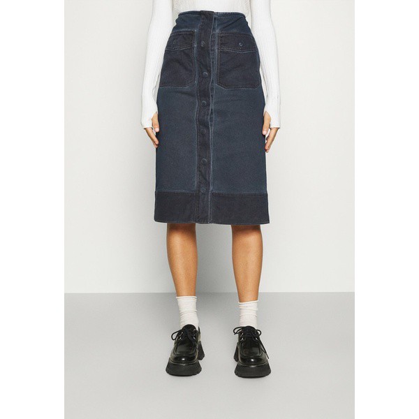 スポーツマックス レディース スカート ボトムス OBLARE - Denim skirt - blu marino blu marino