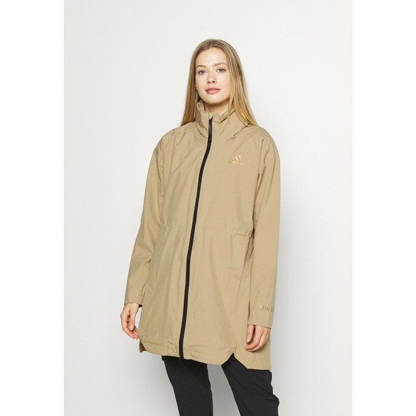 アディダス レディース コート アウター TRAVEER RAIN.RDY - Hardshell jacket - beige beige