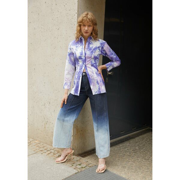 ロック レディース シャツ トップス MULTI BUTTON DETAILED - Blouse - purpletiedye purpletiedye