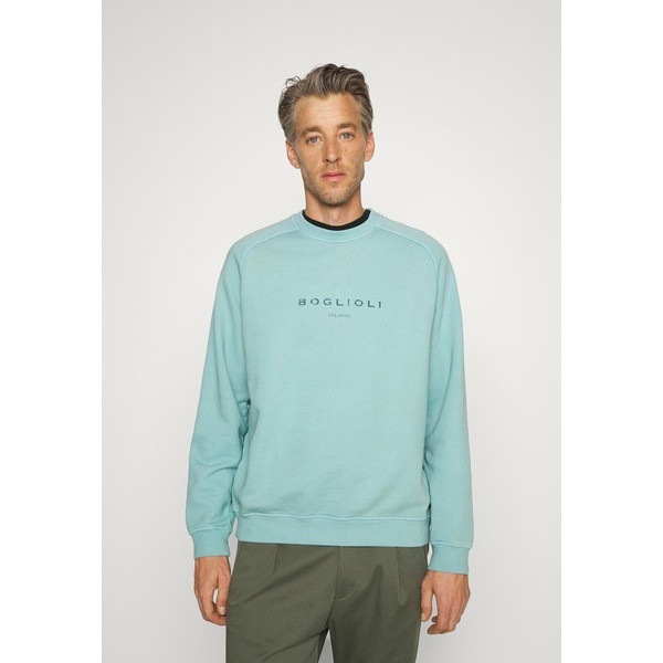 ボリオリ メンズ パーカー・スウェットシャツ アウター Sweatshirt - teal teal