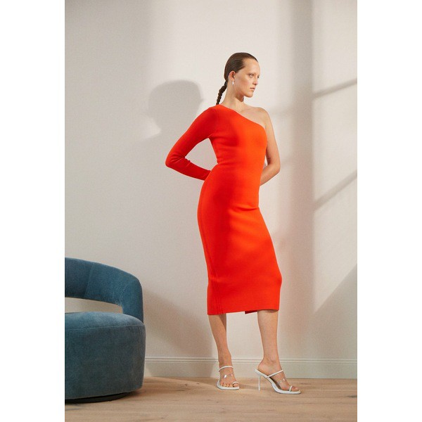 ヴィクトリア ベッカム レディース ワンピース トップス ONE SHOULDER - Cocktail dress / Party dress - orange orange