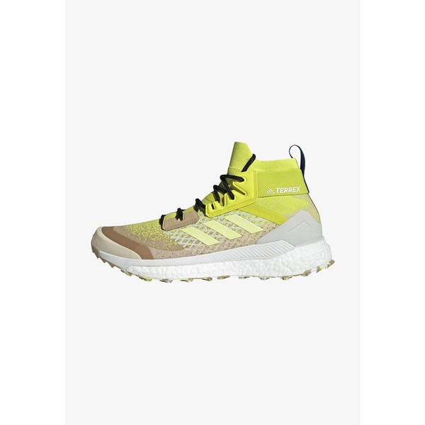 アディダス メンズ ハイキング スポーツ TERREX - Hiking shoes - beige tone/pulse yellow/acid yellow beige tone/pulse yellow/acid