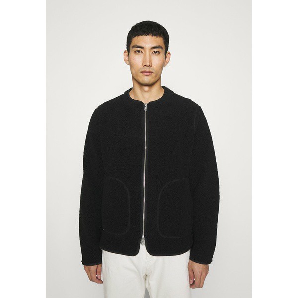 ジェイ リンドバーグ メンズ コート アウター DUKE JACKET - Fleece jacket - black black