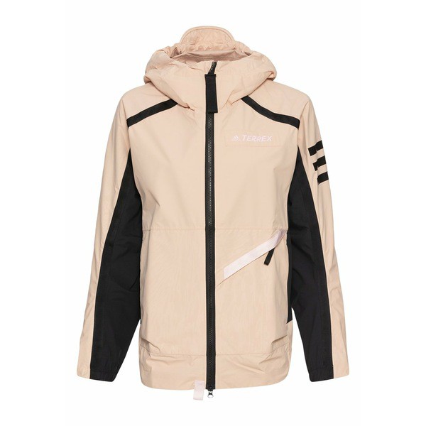 アディダス レディース コート アウター UTILITAS - Waterproof jacket - halo blush/black halo blush/black