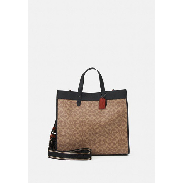 コーチ レディース トートバッグ バッグ SIGNATURE FIELD TOTE UNISEX - Tote bag - tan tan