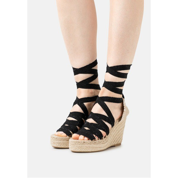 カスタニエール レディース サンダル シューズ JORGELINA - Platform sandals - black black