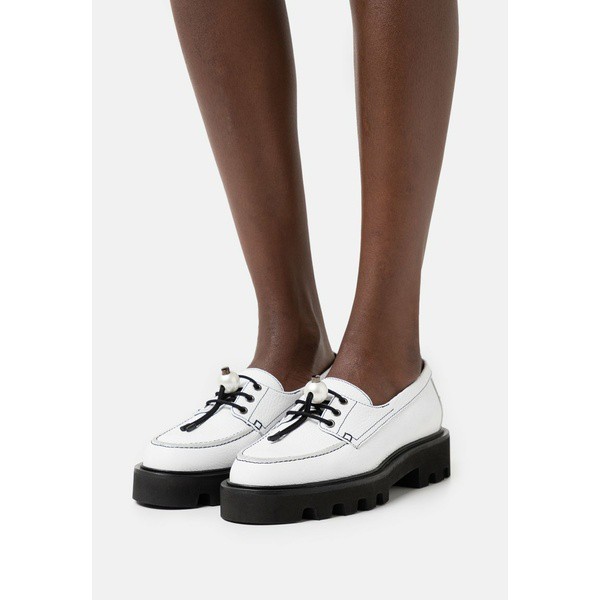 ニコラス カークウッド レディース オックスフォード シューズ DELFI DOCKSIDER - Lace-ups - white white