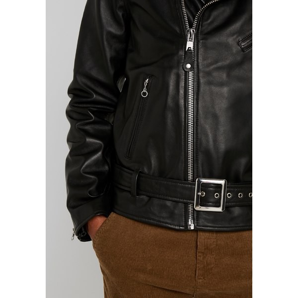 によって┓ スコット WITH BELT PERFECTO - Leather jacket - black blackの通販はau PAY マーケット - asty｜商品ロットナンバー：496219485 メンズ ジャケット＆ブルゾン アウター ブランド・