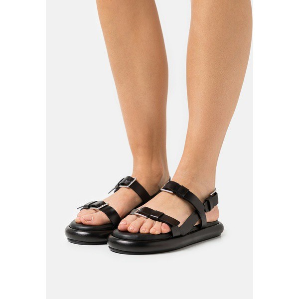 プロエンザショラー レディース サンダル シューズ PIPE BUCKLE - Sandals - black black