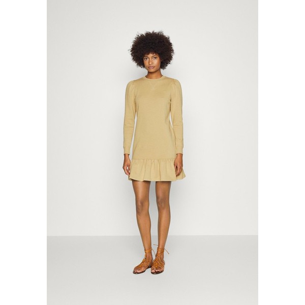 ラルフローレン レディース ワンピース トップス ZOALTIN LONG SLEEVE DAY DRESS - Day dress - birch tan birch tan