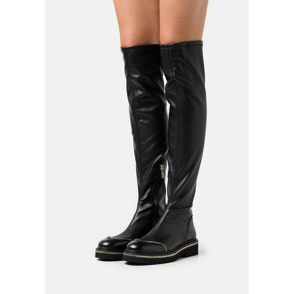 シュテフェン スクラウト レディース ブーツ＆レインブーツ シューズ ZIP STREET - Over-the-knee boots - black black