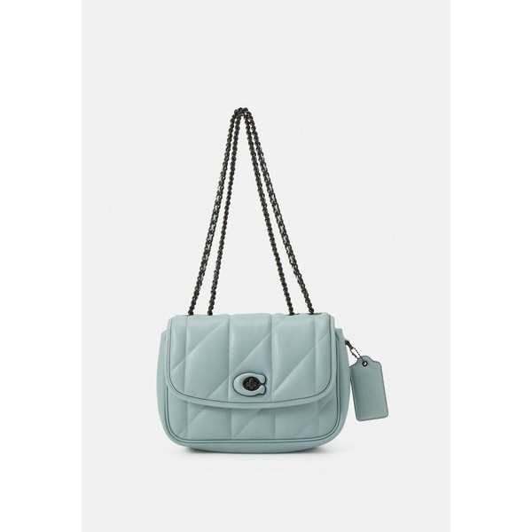 コーチ レディース ショルダーバッグ バッグ QUILTED PILLOW MADISON SHOULDER - Across body bag - aqua aqua