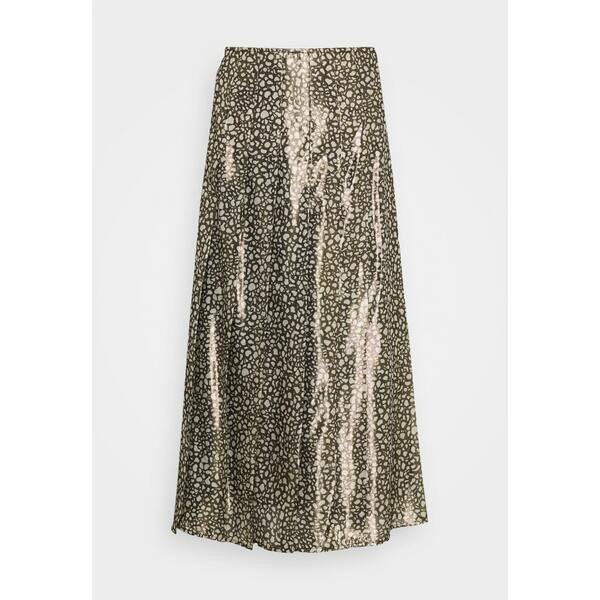 ヴィクトリア ベッカム レディース スカート ボトムス A-line skirt - black/gold black/gold