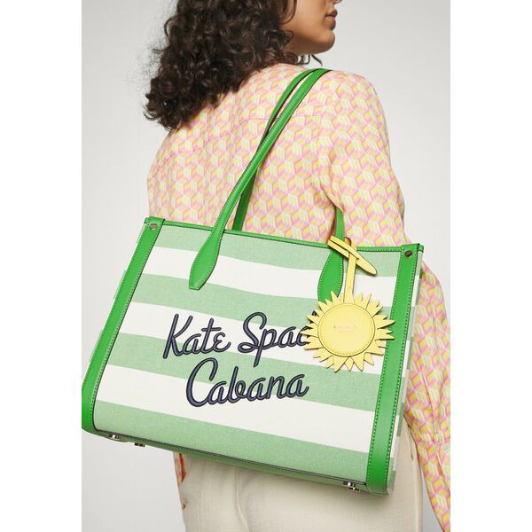 ケイト スペード レディース トートバッグ バッグ MARKET CABANA MEDIUM TOTE - Tote bag - green green