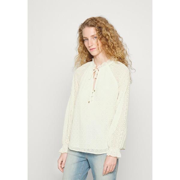 ラルフローレン レディース シャツ トップス SONJILIA LONG SLEEVE - Blouse - mascarpone cream mascarpone cream