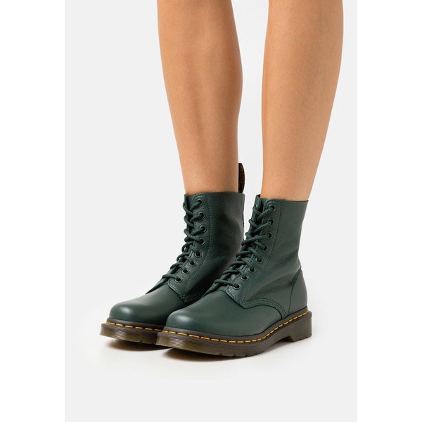 ドクターマーチン レディース ブーツ＆レインブーツ シューズ PASCAL - Lace-up ankle boots - pine green virginia pine green virginia