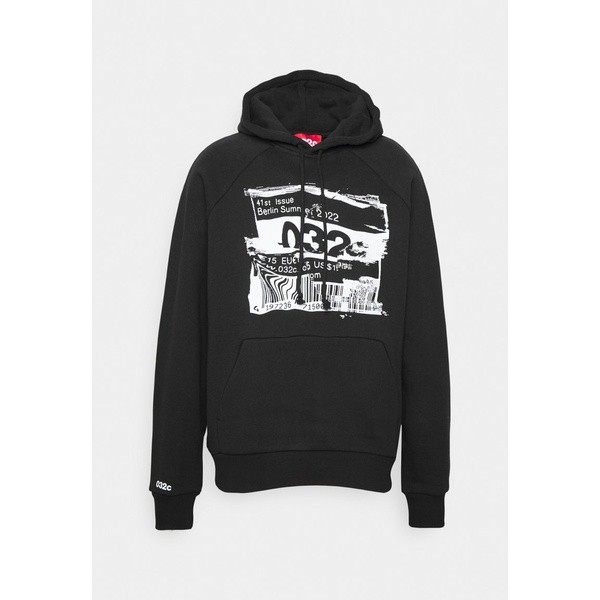 ゼロスリーツーシー レディース パーカー・スウェットシャツ アウター BARCODE GLITCH HOODIE - Sweatshirt - black black