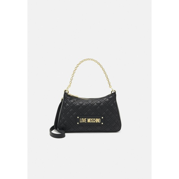 ラブ モスキーノ レディース ハンドバッグ バッグ QUILTED LOGO CHAIN POUCHETTE - Handbag - nero nero