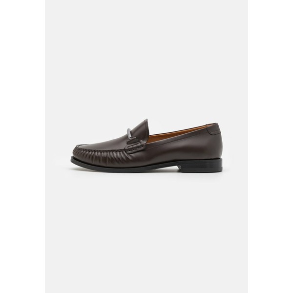 ボス メンズ スリッポン・ローファー シューズ NETHAN - Slip-ons - dark brown dark brown