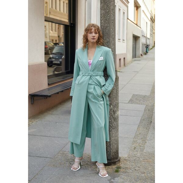 ロック レディース コート アウター BELTED TAILORED COAT - Classic coat - opalblue opalblue