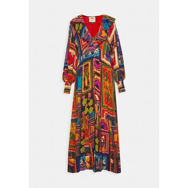 ファーム リオ レディース ワンピース トップス PATCHWORK TAPESTRY DRESS - Shirt dress - multi-coloured multi-coloured