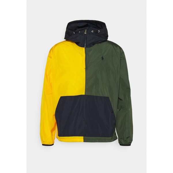 ラルフローレン メンズ コート アウター COLOR-BLOCKED WATER-REPELLENT JACKET - Summer jacket - army/slicker yellow army/slicker ye