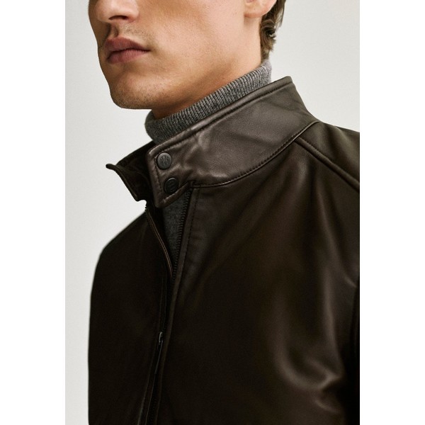 いておりま マッシモ Leather jacket - brown brownの通販はau PAY マーケット - asty|商品ロットナンバー:496221641 ドゥッティ メンズ ジャケット&ブルゾン アウター によって