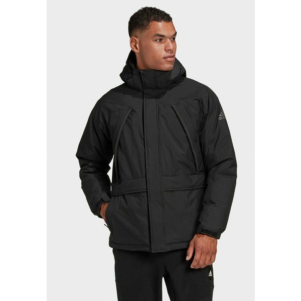 アディダス メンズ コート アウター MOUNTAIN - Down jacket - black black