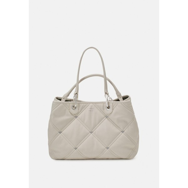 エンポリオ アルマーニ レディース ハンドバッグ バッグ QUILTED STUD MEDIUM SET - Handbag - white white