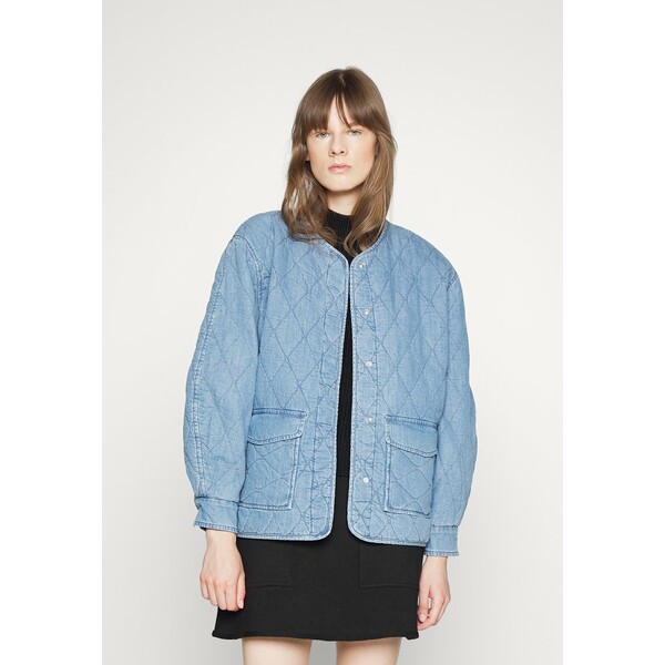 セカンド デイ レディース コート アウター BRAXTON QUILTED - Denim jacket - light blue light blue