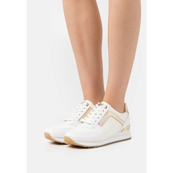 マイケルコース レディース スニーカー シューズ BILLIE TRAINER - Trainers - optic white/gold optic white/gold