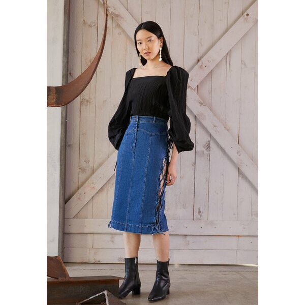 レジーナ・ピョウ レディース スカート ボトムス ERIN SKIRT - Denim skirt - blue blue