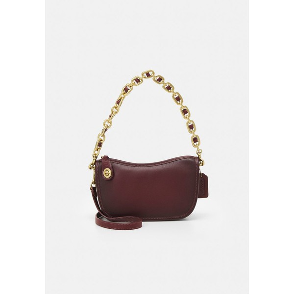 コーチ レディース ハンドバッグ バッグ ORIGINALS GLOVETANNED SWINGER WITH CHAIN - Handbag - wine wine