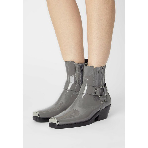 ジェフリー キャンベル レディース ブーツ＆レインブーツ シューズ POKER - Classic ankle boots - dark grey dark grey