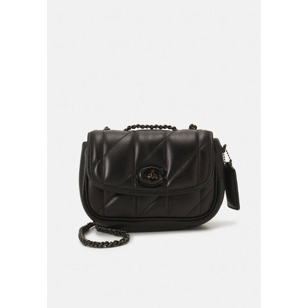 コーチ レディース ハンドバッグ バッグ QUILTED PILLOW MADISON SHOULDER BAG - Handbag - black black