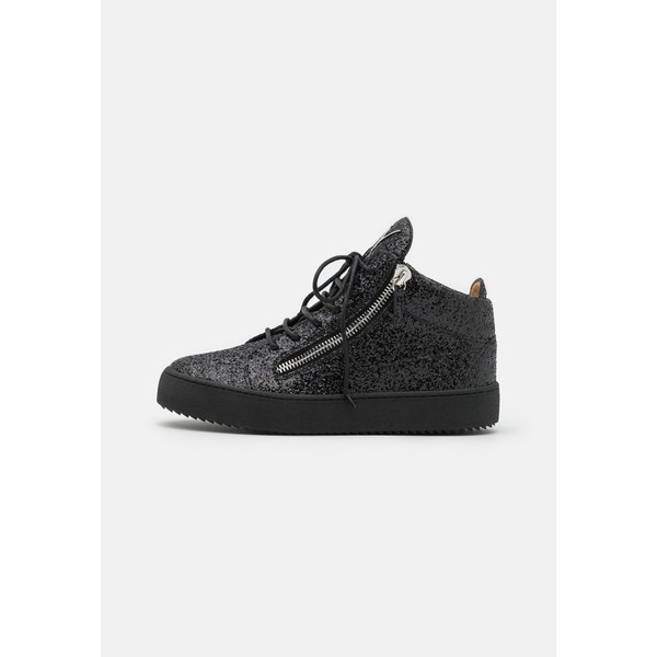 ジュゼッペザノッティ メンズ スニーカー シューズ MID TOP - High-top trainers - black black