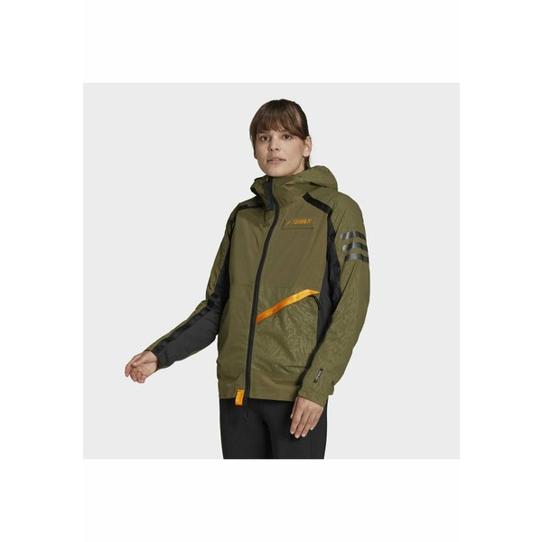 アディダス レディース コート アウター Outdoor jacket - green green