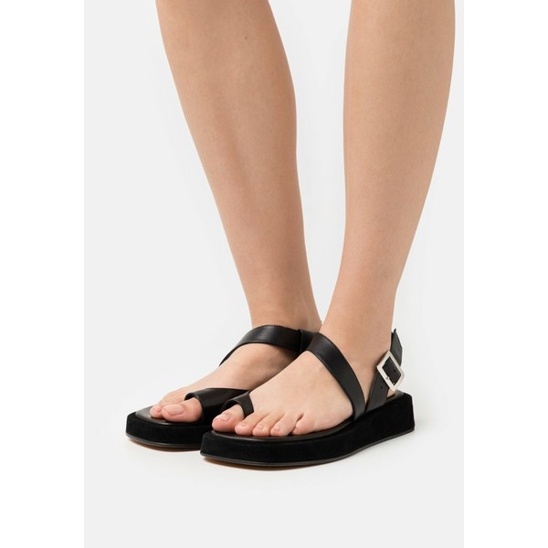 イロ レディース サンダル シューズ CIZIRY - T-bar sandals - black black