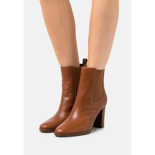 ラルフローレン レディース ブーツ＆レインブーツ シューズ MYLAH BOOTS BOOTIE - Classic ankle boots - deep saddle tan deep saddle t