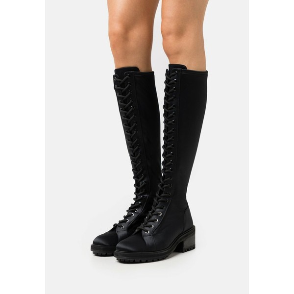 エンポリオ アルマーニ レディース ブーツ＆レインブーツ シューズ IVY LACE UP BOOT - Lace-up boots - black black