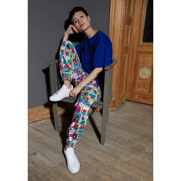 モスキーノ レディース カジュアルパンツ ボトムス COMIC - Tracksuit bottoms - fantasy print fantasy print