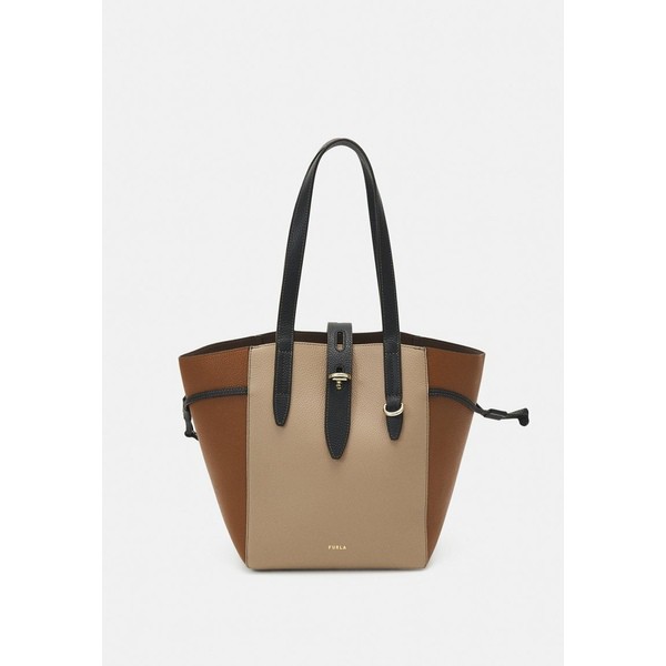 フルラ レディース ハンドバッグ バッグ NET M TOTE - Handbag - greige/cognac/nero greige/cognac/nero