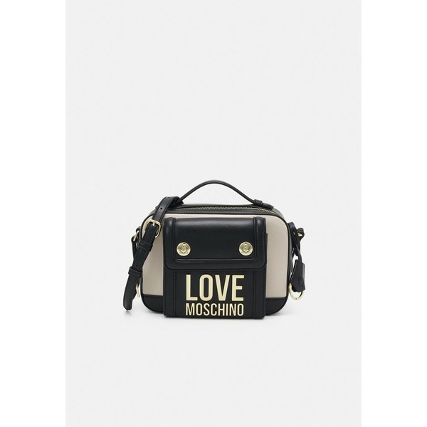 ラブ モスキーノ レディース ショルダーバッグ バッグ COLOURBLOCK LOGO CROSSBODY - Across body bag - off white off white